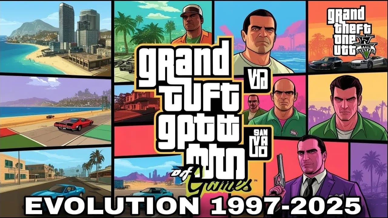 From Top-Down Chaos to Global Phenomenon: The Evolution of Grand Theft Auto